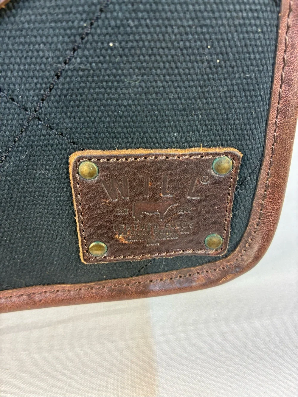 Will Leather Flannel Lined Envelope Style Pouch